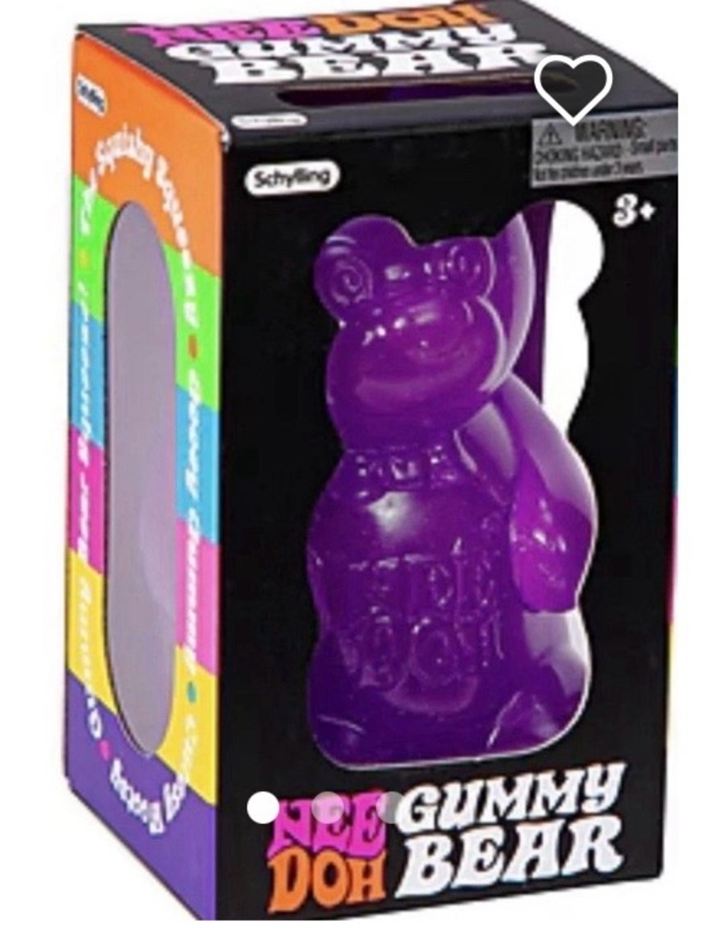 Neo Doh Purple Gummy Bear Plush Toy